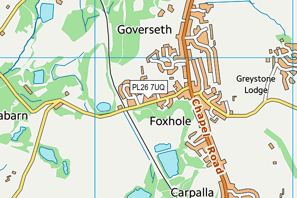 PL26 7UQ map - OS VectorMap District (Ordnance Survey)