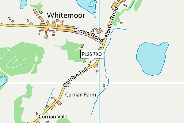 PL26 7XQ map - OS VectorMap District (Ordnance Survey)