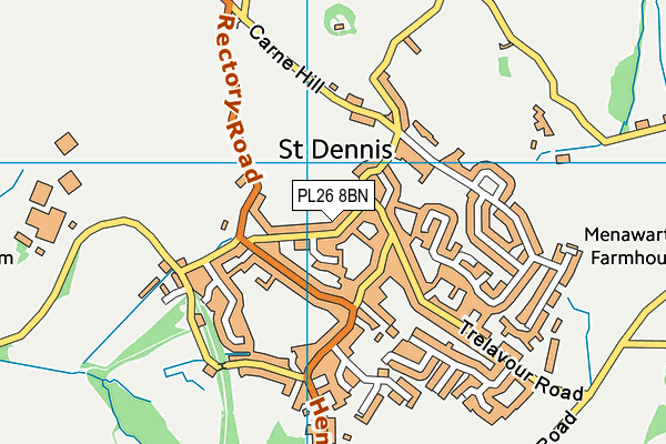 PL26 8BN map - OS VectorMap District (Ordnance Survey)