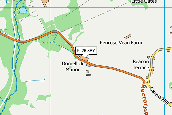 PL26 8BY map - OS VectorMap District (Ordnance Survey)