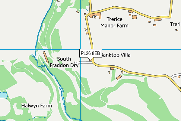 PL26 8EB map - OS VectorMap District (Ordnance Survey)