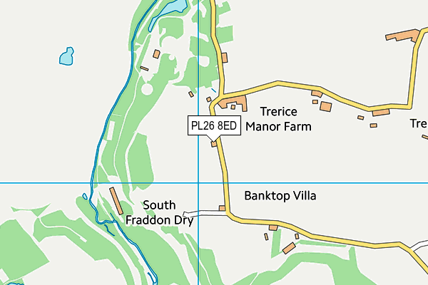 PL26 8ED map - OS VectorMap District (Ordnance Survey)