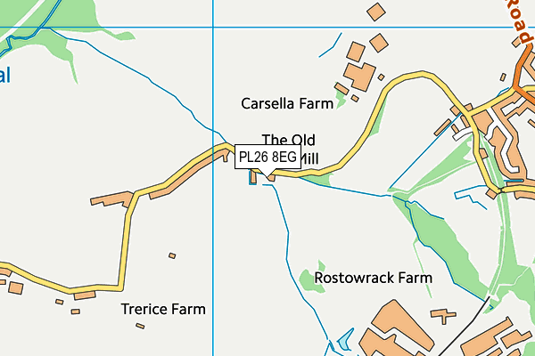 PL26 8EG map - OS VectorMap District (Ordnance Survey)