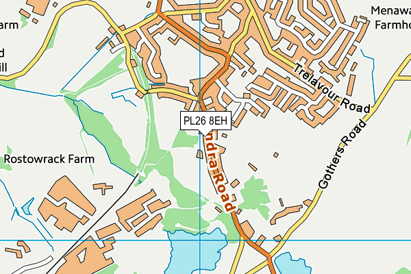 PL26 8EH map - OS VectorMap District (Ordnance Survey)