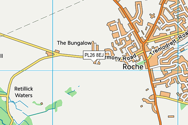 PL26 8EJ map - OS VectorMap District (Ordnance Survey)