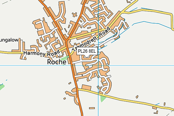 PL26 8EL map - OS VectorMap District (Ordnance Survey)