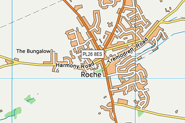 PL26 8ES map - OS VectorMap District (Ordnance Survey)