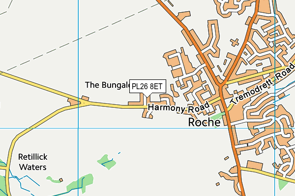 PL26 8ET map - OS VectorMap District (Ordnance Survey)