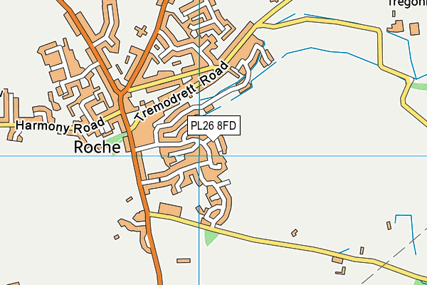 PL26 8FD map - OS VectorMap District (Ordnance Survey)