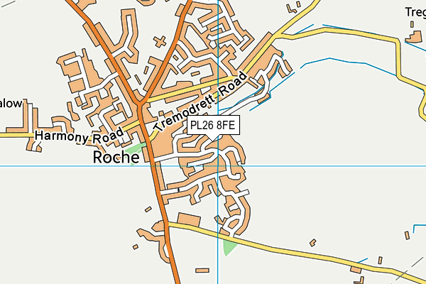 PL26 8FE map - OS VectorMap District (Ordnance Survey)