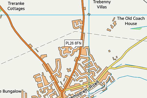 PL26 8FN map - OS VectorMap District (Ordnance Survey)