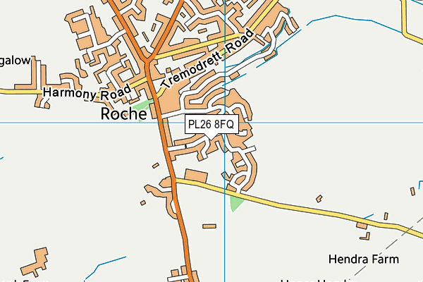 PL26 8FQ map - OS VectorMap District (Ordnance Survey)