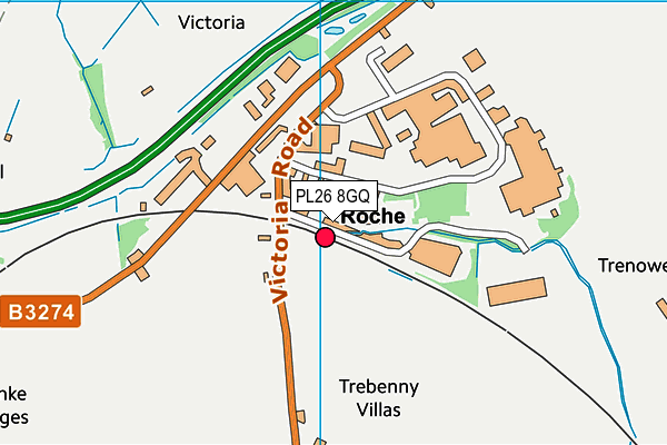 PL26 8GQ map - OS VectorMap District (Ordnance Survey)