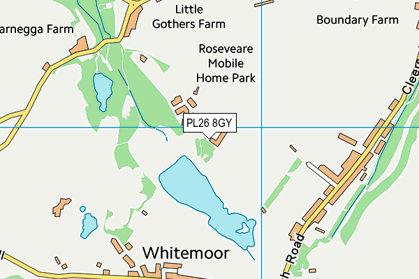 PL26 8GY map - OS VectorMap District (Ordnance Survey)