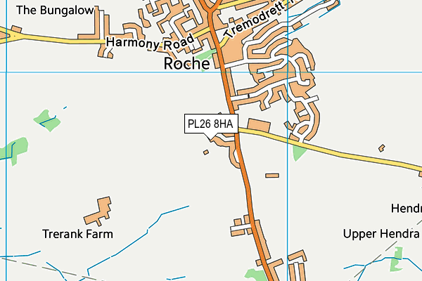 PL26 8HA map - OS VectorMap District (Ordnance Survey)