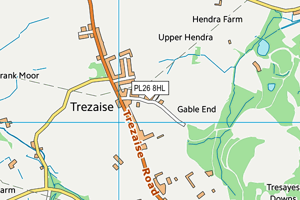 PL26 8HL map - OS VectorMap District (Ordnance Survey)