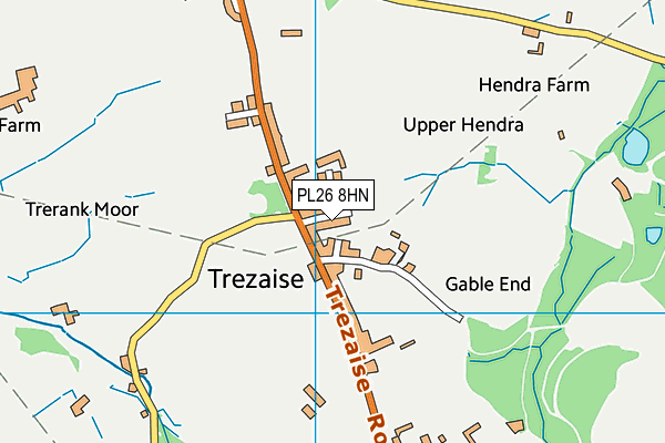 PL26 8HN map - OS VectorMap District (Ordnance Survey)