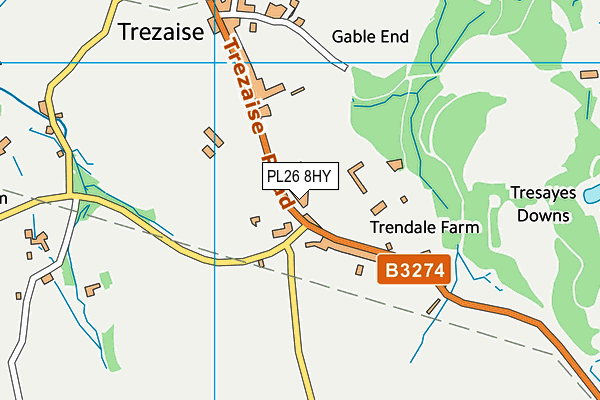 PL26 8HY map - OS VectorMap District (Ordnance Survey)