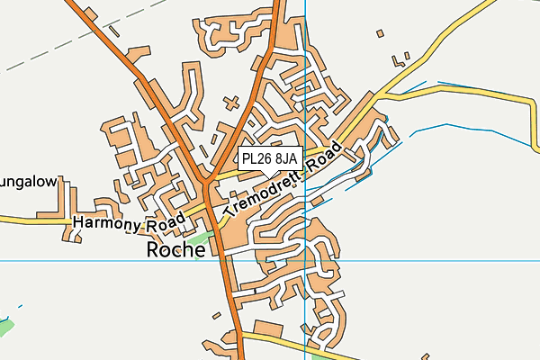 PL26 8JA map - OS VectorMap District (Ordnance Survey)