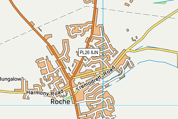 PL26 8JN map - OS VectorMap District (Ordnance Survey)