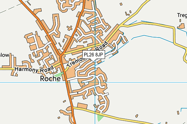 PL26 8JP map - OS VectorMap District (Ordnance Survey)