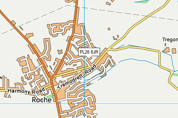 PL26 8JR map - OS VectorMap District (Ordnance Survey)