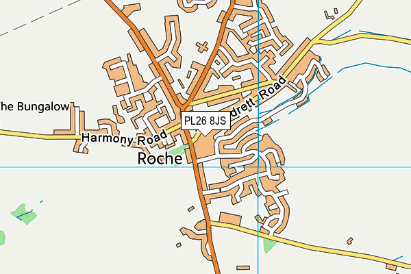 PL26 8JS map - OS VectorMap District (Ordnance Survey)