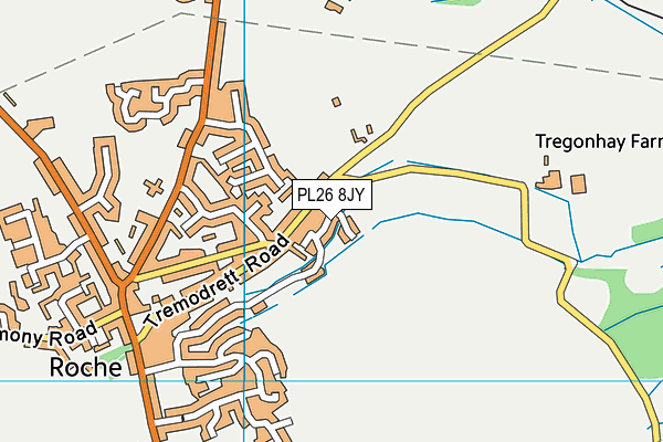 PL26 8JY map - OS VectorMap District (Ordnance Survey)