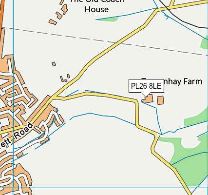 PL26 8LE map - OS VectorMap District (Ordnance Survey)