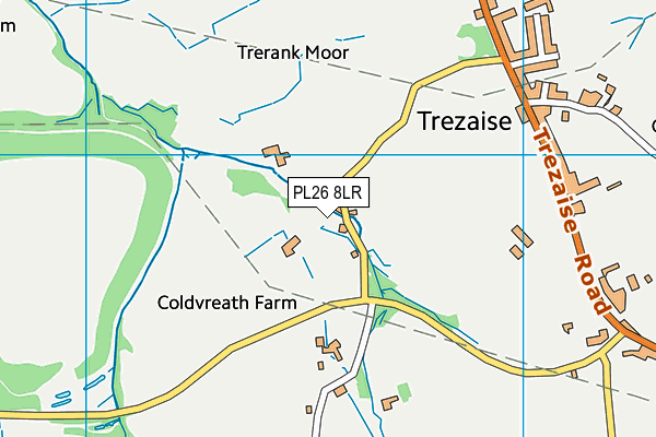 PL26 8LR map - OS VectorMap District (Ordnance Survey)