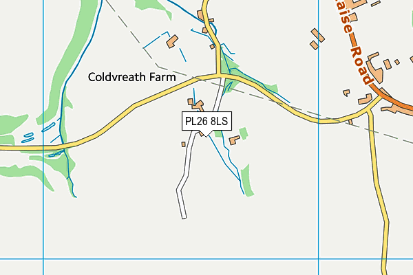 PL26 8LS map - OS VectorMap District (Ordnance Survey)