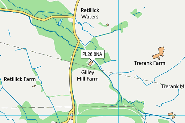 PL26 8NA map - OS VectorMap District (Ordnance Survey)