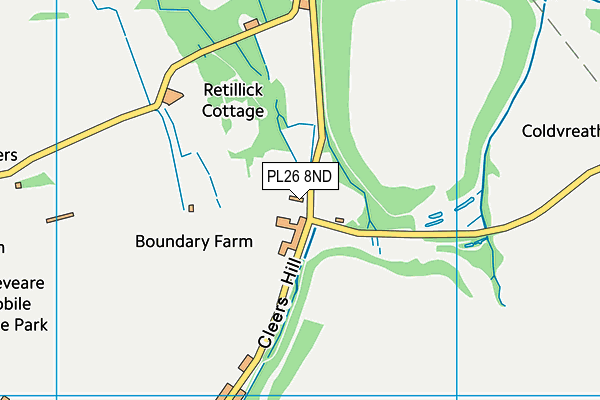 PL26 8ND map - OS VectorMap District (Ordnance Survey)