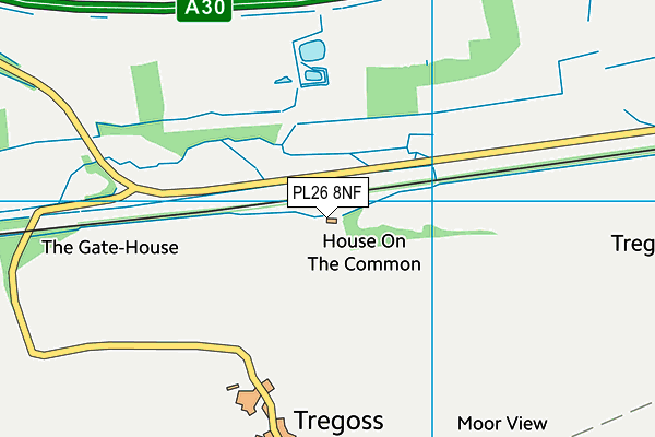 PL26 8NF map - OS VectorMap District (Ordnance Survey)