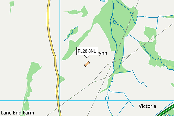 PL26 8NL map - OS VectorMap District (Ordnance Survey)