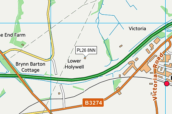 PL26 8NN map - OS VectorMap District (Ordnance Survey)