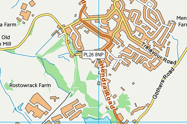 PL26 8NP map - OS VectorMap District (Ordnance Survey)