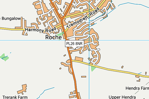 PL26 8NR map - OS VectorMap District (Ordnance Survey)