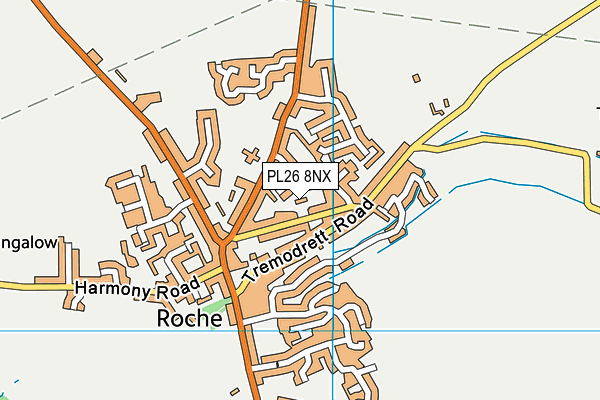 PL26 8NX map - OS VectorMap District (Ordnance Survey)