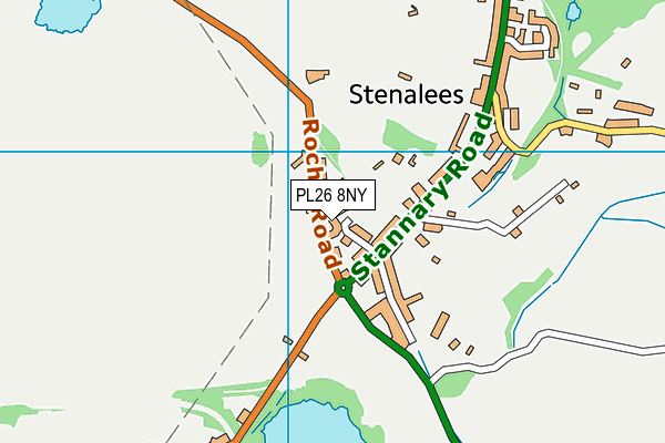 PL26 8NY map - OS VectorMap District (Ordnance Survey)