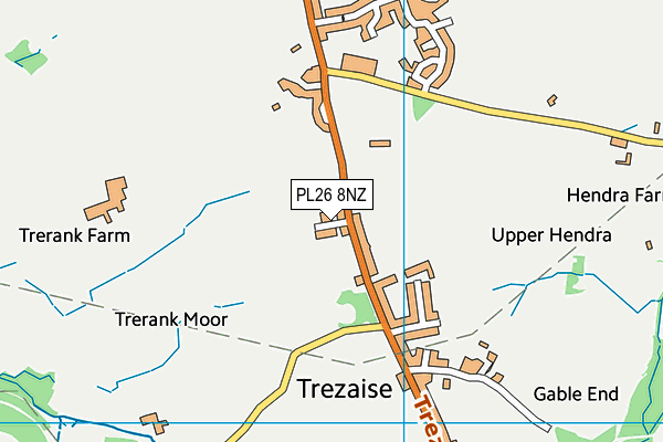 PL26 8NZ map - OS VectorMap District (Ordnance Survey)