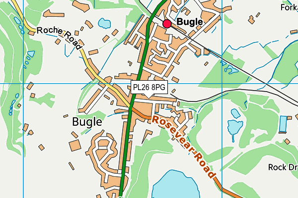PL26 8PG map - OS VectorMap District (Ordnance Survey)