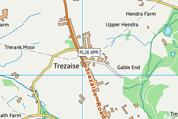 PL26 8PR map - OS VectorMap District (Ordnance Survey)