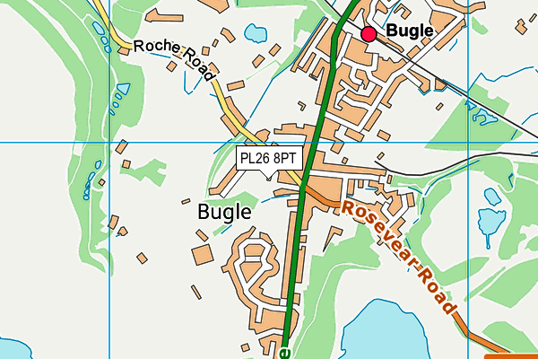 PL26 8PT map - OS VectorMap District (Ordnance Survey)