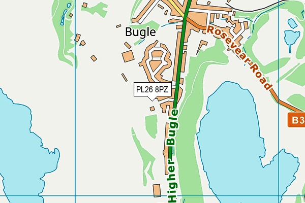 PL26 8PZ map - OS VectorMap District (Ordnance Survey)