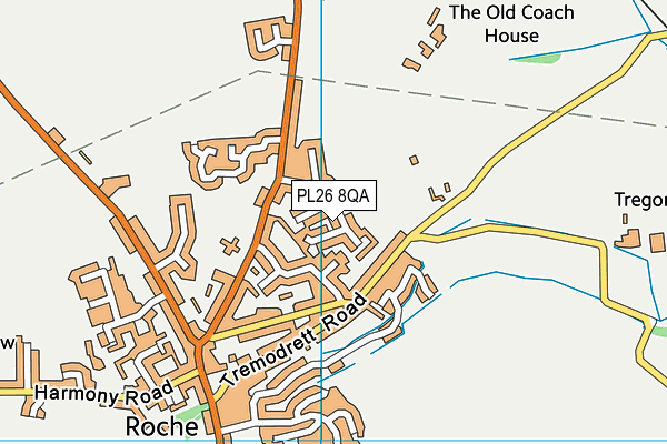 PL26 8QA map - OS VectorMap District (Ordnance Survey)