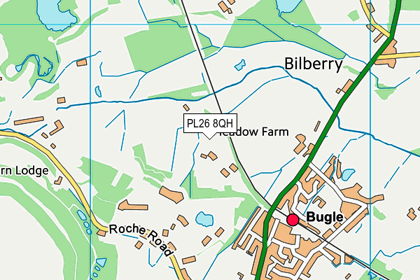 PL26 8QH map - OS VectorMap District (Ordnance Survey)