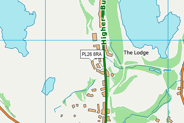 PL26 8RA map - OS VectorMap District (Ordnance Survey)