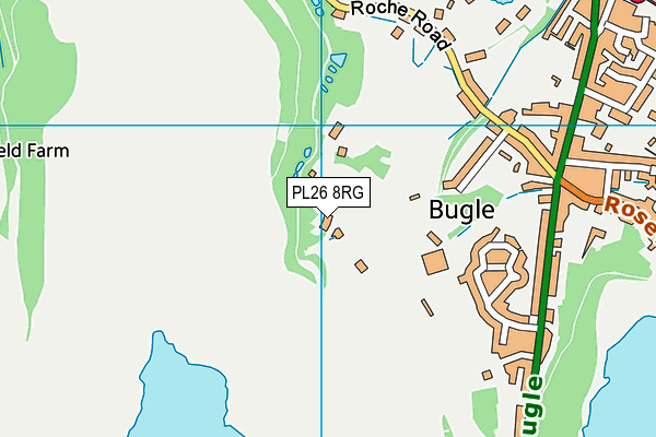 PL26 8RG map - OS VectorMap District (Ordnance Survey)