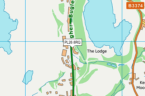 PL26 8RQ map - OS VectorMap District (Ordnance Survey)